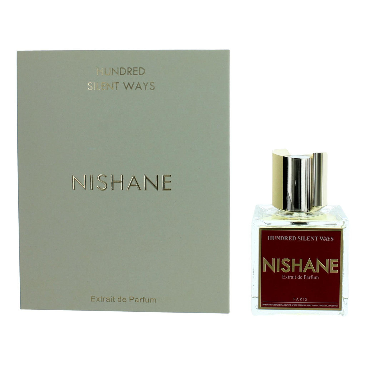 1.7 oz bottle of Nishane Hundred Silent Ways